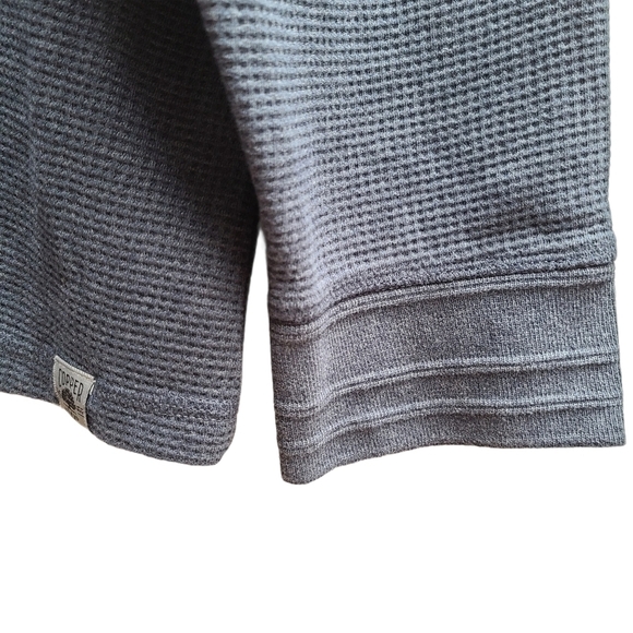 The Authentic Copper & Oak Supply Waffle Knit Shirt, Grey Blue Heather, Size XXL - Picture 4 of 6